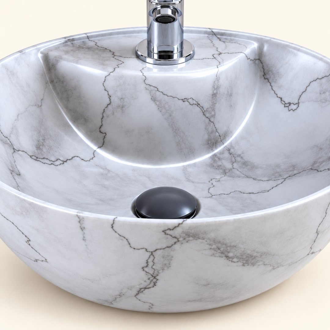 Sonet MAC OVEL - 001, table top basin (view 4)